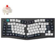 Q10 Max(Aliceレイアウト) QMK/VIA ワイヤレス カスタム・メカニカルキーボード - RGB - JIS配列 - カーボンブラック / Gateron Jupiter スイッチ(ホットスワップ)赤軸 Q10M-M1-JIS
