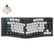 Q10 Max（Aliceレイアウト） QMK/VIA ワイヤレス カスタム・メカニカルキーボード - RGB - JIS配列 - カーボンブラック / Gateron Jupiter スイッチ（ホットスワップ）茶軸 Q10M-M3-JIS