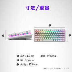 Alienware Proワイヤレス ゲーミング キーボード シルバーホワイト Alienware Wireless Pro RGB Gaming Keyboard | Dell USA