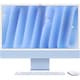 iMac 24インチ Retina 4.5Kディスプレイ Apple M4チップ/8コアCPU/8コアGPU/SSD 256GB/メモリ 16GB ブルー MWUF3J/A