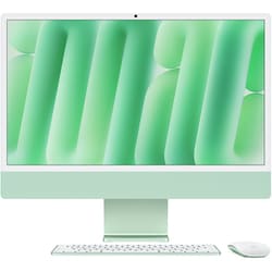 iMac 24インチ Retina 4.5Kディスプレイ Apple M4チップ/10コアCPU/10コアGPU/SSD 512GB/メモリ 16GB グリーン MWV03J/A
