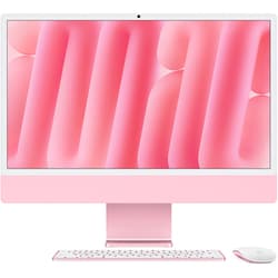 iMac 24インチ Retina 4.5Kディスプレイ Apple M4チップ/10コアCPU/10コアGPU/SSD 256GB/メモリ 16GB ピンク MWV43J/A