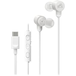 USB Type-Cイヤホン カナル型 リモコン付き 1.2m ホワイト HA-FR29UC-W