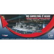 MR400608 1/400 英駆逐艦キャンベルタウン 1942年サン・ナゼール襲撃 [組立式プラスチックモデル]