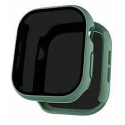 AW-005C46-GR [Apple Watch Series10 46mm用 液晶プライバシーガラス付PCカバー グリーン]