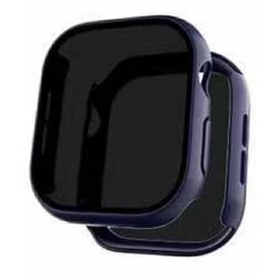 AW-005C46-NV [Apple Watch Series10 46mm用 液晶プライバシーガラス付PCカバー ネイビー]