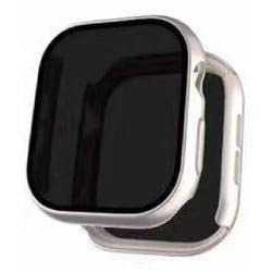 AW-005C42-ST [Apple Watch Series10 42mm用 液晶プライバシーガラス付PCカバー スターライト]