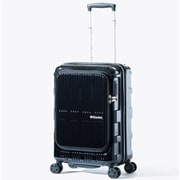 スーツケース MAXBOX 拡張タイプ 旅行日数目安:3~4泊 35L/拡張時41L フロントオープン TSAロック搭載 ブラック ALI-6611