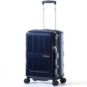 スーツケース MAXBOX 拡張タイプ 旅行日数目安:3~4泊 35L/拡張時41L フロントオープン TSAロック搭載 ネイビー ALI-6611