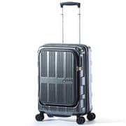 スーツケース MAXBOX 拡張タイプ 旅行日数目安:3~4泊 35L/拡張時41L フロントオープン TSAロック搭載 ガンメタブラッシュ ALI-6611