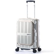 スーツケース MAXBOX 拡張タイプ 旅行日数目安:3~4泊 35L/拡張時41L フロントオープン TSAロック搭載 パールホワイト ALI-6611