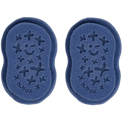 baby bath brush + sponge replacement sponge twin pack