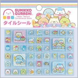すみっコぐらし タイルシール 「わくわくたぴおかコンビニ」テーマ