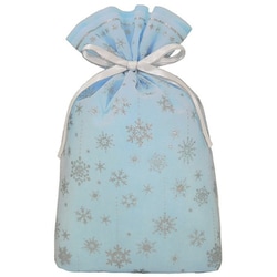 76-966 [シャイニースノーバッグM ライトブルー/シルバー]