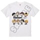 SYNC-HKM2TS-MSAWXL ハイキュー！！ Tシャツ ホワイト みんなmochocho化大作戦！第2弾 M-SA 集合 XLサイズ