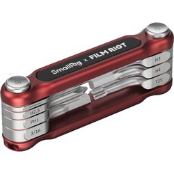 SmallRig x FILM RIOT 7-in-1 折りたたみレンチセット 複数の角度調整機能付き（レッド） SR4811
