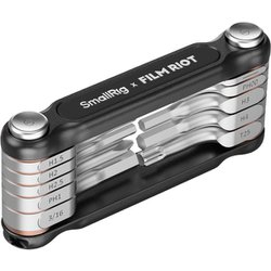 SmallRig x FILM RIOT 10-in-1 折りたたみレンチセット 複数の角度調整機能付き（ブラック） SR4375