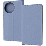 IN-AQM5TBC9/AGR [AQUOS sense9 Durable 耐衝撃 マグネット不使用 シンプル スクエア 手帳型レザーケース ブルーライトグレー]