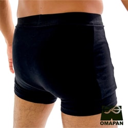 おまもりパンツ OMAPAN 防臭防水ボクサーパンツ ブラック M