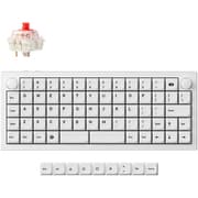 Q15 Max QMK ワイヤレス カスタム・メカニカルキーボード(オーソリニア・レイアウト) - RGB - US配列 - ホワイト / Gateron Jupiter スイッチ(ホットスワップ)赤軸 Q15M-P1-US