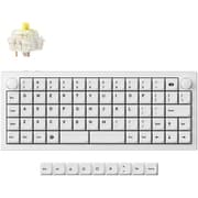 Q15 Max QMK ワイヤレス カスタム・メカニカルキーボード(オーソリニア・レイアウト) - RGB - US配列 - ホワイト / Gateron Jupiter スイッチ(ホットスワップ)バナナ軸 Q15M-P4-US