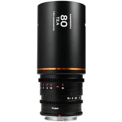 LAO0539 [Nanomorph 80mm T2.4 1.5x Cine （Flare color：AMB） マイクロフォーサーズ 受注生産品]