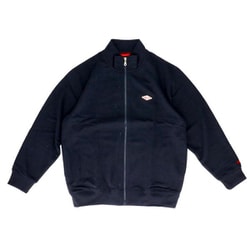 ball64532 [57 BALL 裏毛 ワッペン付きスタンドジャケット Lサイズ NAVY]