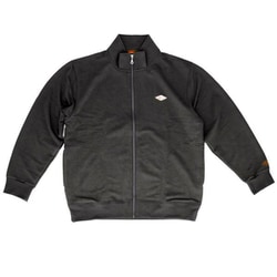 ball64532 [88 BALL 裏毛 ワッペン付きスタンドジャケット Lサイズ TOP/CHARCOAL]