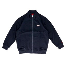 ball64532 [57 BALL 裏毛 ワッペン付きスタンドジャケット Mサイズ NAVY]