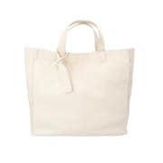 cache00970 [10-00-00970 cache cache カシュカシュ ガーメントPUショッパートート トートバッグ アイボリー]