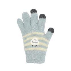 17324-631-204 スマホ手袋 アニマル フリーサイズ しましまシマエナガ smartgloves3
