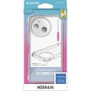 PM-S244HVAIRCR [AQUOS sense9 SH-53E ケース ハイブリッド カバー 衝撃吸収 軽量 カメラ周り保護 MUBRAIN Clear×Clear]
