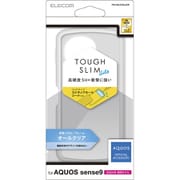 PM-S244TSLACR [AQUOS sense9 SH-53E ケース ハイブリッド カバー 衝撃吸収 軽量 薄型 カメラレンズ保護設計 ストラップホール付 ストラップホールシート付 TOUGH SLIM LITE クリア]