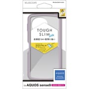 PM-S244TSLFCPU [AQUOS sense9 SH-53E ケース ハイブリッド カバー 衝撃吸収 軽量 薄型 カメラレンズ保護設計 ストラップホール付 ストラップホールシート付 TOUGH SLIM LITE ラベンダー]