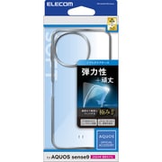 PM-S244UCTMSV [AQUOS sense9 SH-53E ケース ソフト カバー 衝撃吸収 カメラレンズ保護設計 極み設計 メタリックシルバー]