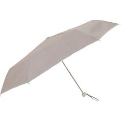 日傘 折りたたみ傘 婦人用 晴雨兼用 LINEDROPS グログランリボン×ステッチ 50cm 手開き式 UVカット率99％以上 遮光率99％以上 遮熱加工 UPF50＋ はっ水加工 グレージュ 24LD-PGS-2M