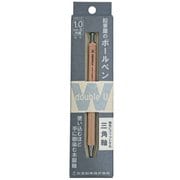 鉛筆屋のボールペン W 三角軸ナチュラル W-600W3