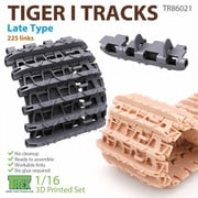 TR86021 1/16 WWII ドイツ タイガーI重戦車 可動履帯 後期型 [プラモデル用パーツ]