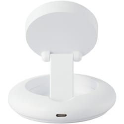 ELECOM - ELECOM　マグネットQi2規格対応ワイヤレス充電スタンド　W-MA08WH　ホワイト マグネットQi2規格対応ワイヤレス充電スタンド（15W・折り畳み