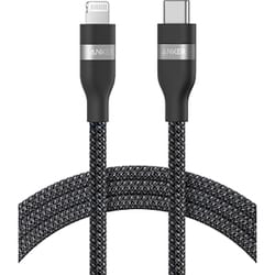 Anker USB-C ＆ ライトニング ケーブル （高耐久ナイロン） 1.8m ブラック A82B2012