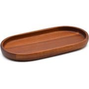 アカシア マルチミニトレイ 約縦8.3cm×横16.5cm×高さ1.5cm ブラウン PT-201