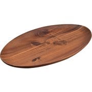 アカシア プレート OVAL 300 約縦17.5cm×横30cm×高さ2cm ブラウン HF-215