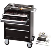 SK37225RXBK [KTC 2025 SKセール 72点組 9.5sq 自動車整備 ローラーキャビネット工具セット ブラック]