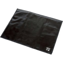 UG-3316 [焚き火台シート 焚き火シート 焚き火マット 80×60cm 断熱材入 耐熱温度700℃ グラスファイバー ブラック]