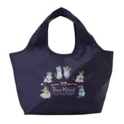 0654-00 [ピータ―ラビット（TM）[PETER RABBIT（TM）] 保温保冷コンパクトエコバッグ ネイビー]