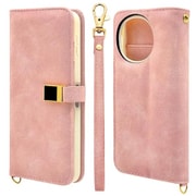 8410AS9BVILPK [AQUOS sense9用 手帳型 viviana ミラー付き 鏡 おしゃれ レディース ハンドストラップ付き マグネット式 ライトピンク]