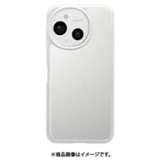 8431AS9HPWH [AQUOS sense9用 ハイブリッドケース カバー 耐衝撃吸収 強い 頑丈 クリア 透明 TPUバンパーケース ストラップホール ホワイト]