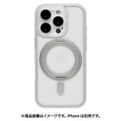 8552IP463ZSFCCL [iPhone 16 Pro用 ZEROSAFE Circle ハイブリッドケース TPU＋PC Magsafe対応 360°回転スタンド クリア]