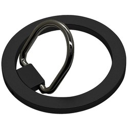 RMRNG04BK [マグネットリング MagSafe対応 落下防止リング. スタンド機能付き ブラック]