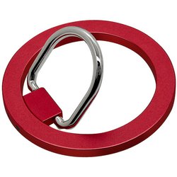 RMRNG04RD [マグネットリング MagSafe対応 落下防止リング スタンド機能付き レッド]